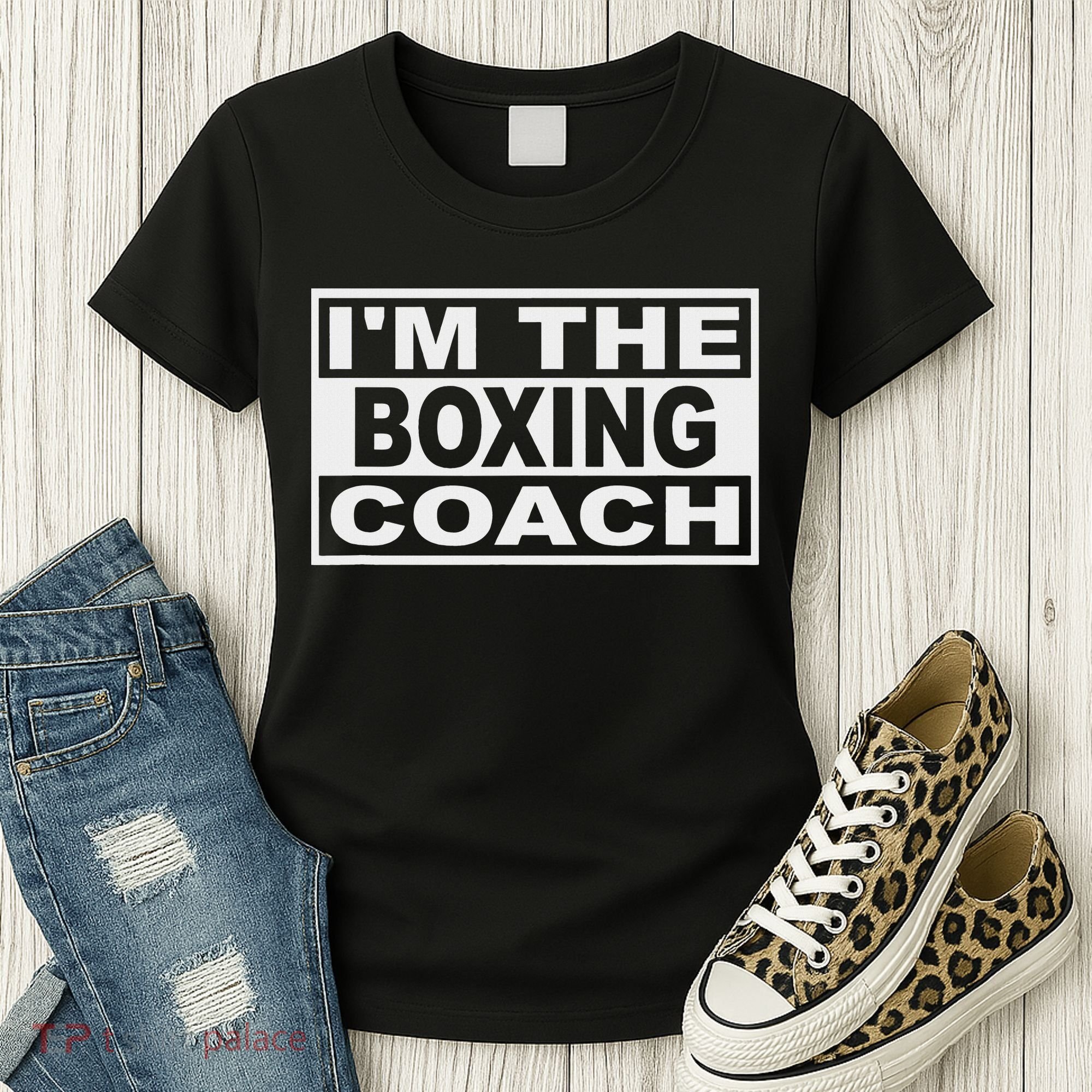 Boxing Coach Square Women's T-Shirt