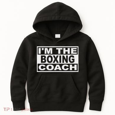 Boxing Coach Square Kids Hoodie