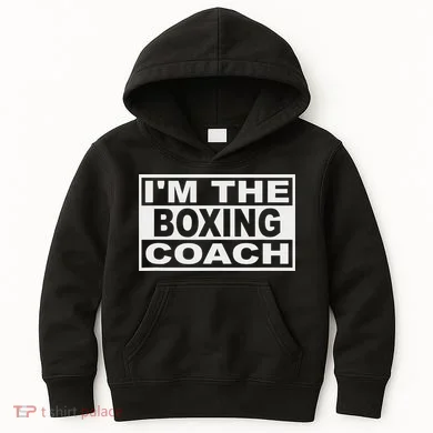Boxing Coach Square Kids Hoodie