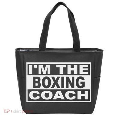 Boxing Coach Square Tote Bag