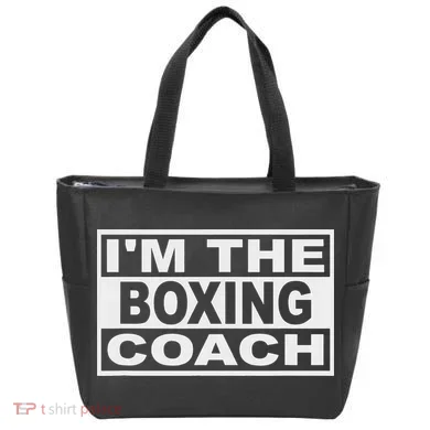Boxing Coach Square Tote Bag