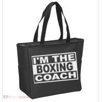 Boxing Coach Square Tote Bag thumb 2