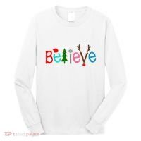 Believe Christmas Spirit Festive Long Sleeve Shirt thumb 0