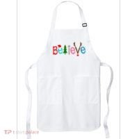 Believe Christmas Spirit Festive Apron thumb 0