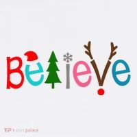 Believe Christmas Spirit Festive Women's Hoodie thumb 2
