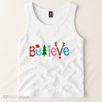 Believe Christmas Spirit Festive Tank Top thumb 2