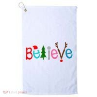 Believe Christmas Spirit Festive Golf Towel thumb 0