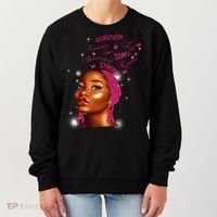 Breast Cancer Survivor Queen Women's Sweatshirt thumb 0