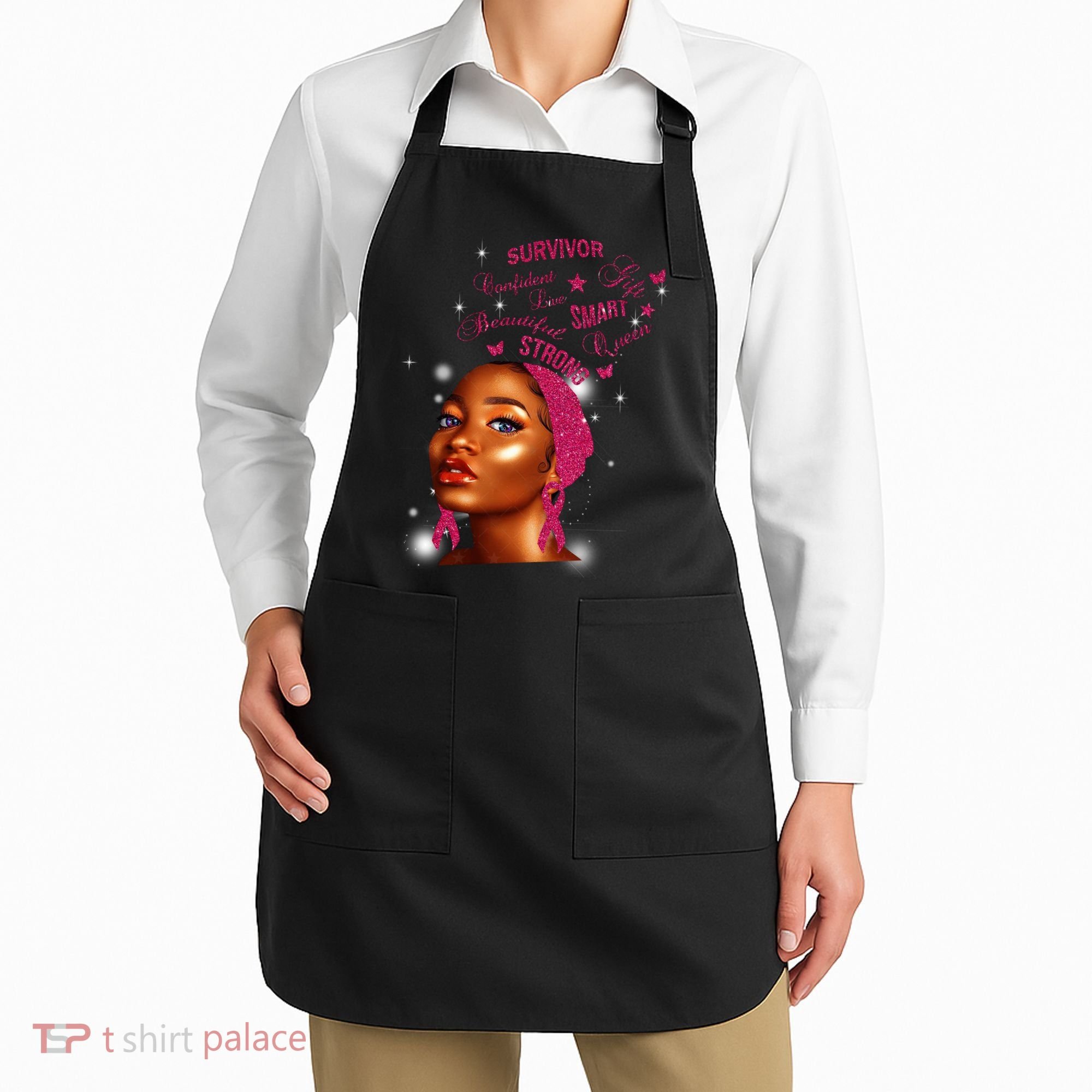 Breast Cancer Survivor Queen Apron