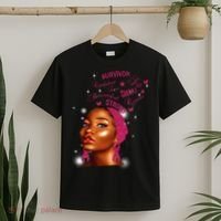 Breast Cancer Survivor Queen T-Shirt thumb 2
