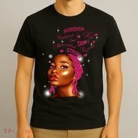 Breast Cancer Survivor Queen T-Shirt thumb 3