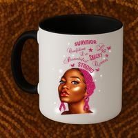 Breast Cancer Survivor Queen Coffee Mug thumb 2