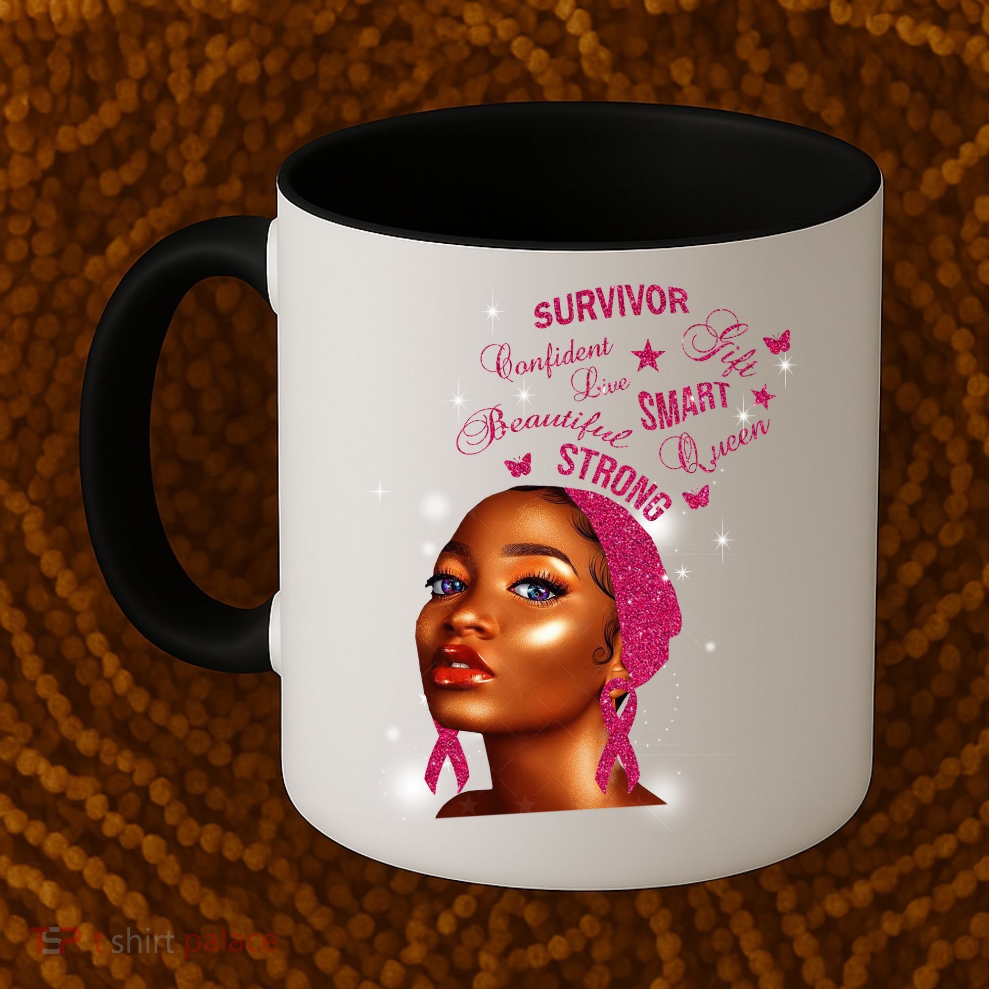 Breast Cancer Survivor Queen Coffee Mug