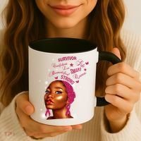 Breast Cancer Survivor Queen Coffee Mug thumb 3
