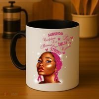Breast Cancer Survivor Queen Coffee Mug thumb 4