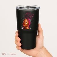 Breast Cancer Survivor Queen Tumbler thumb 2