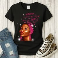 Breast Cancer Survivor Queen Women's T-Shirt thumb 3