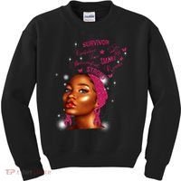Breast Cancer Survivor Queen Kids Sweatshirt thumb 0