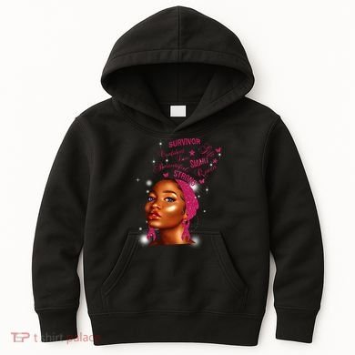 Breast Cancer Survivor Queen Kids Hoodie
