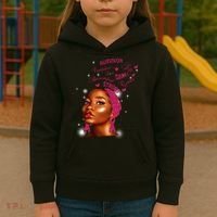 Breast Cancer Survivor Queen Kids Hoodie thumb 3