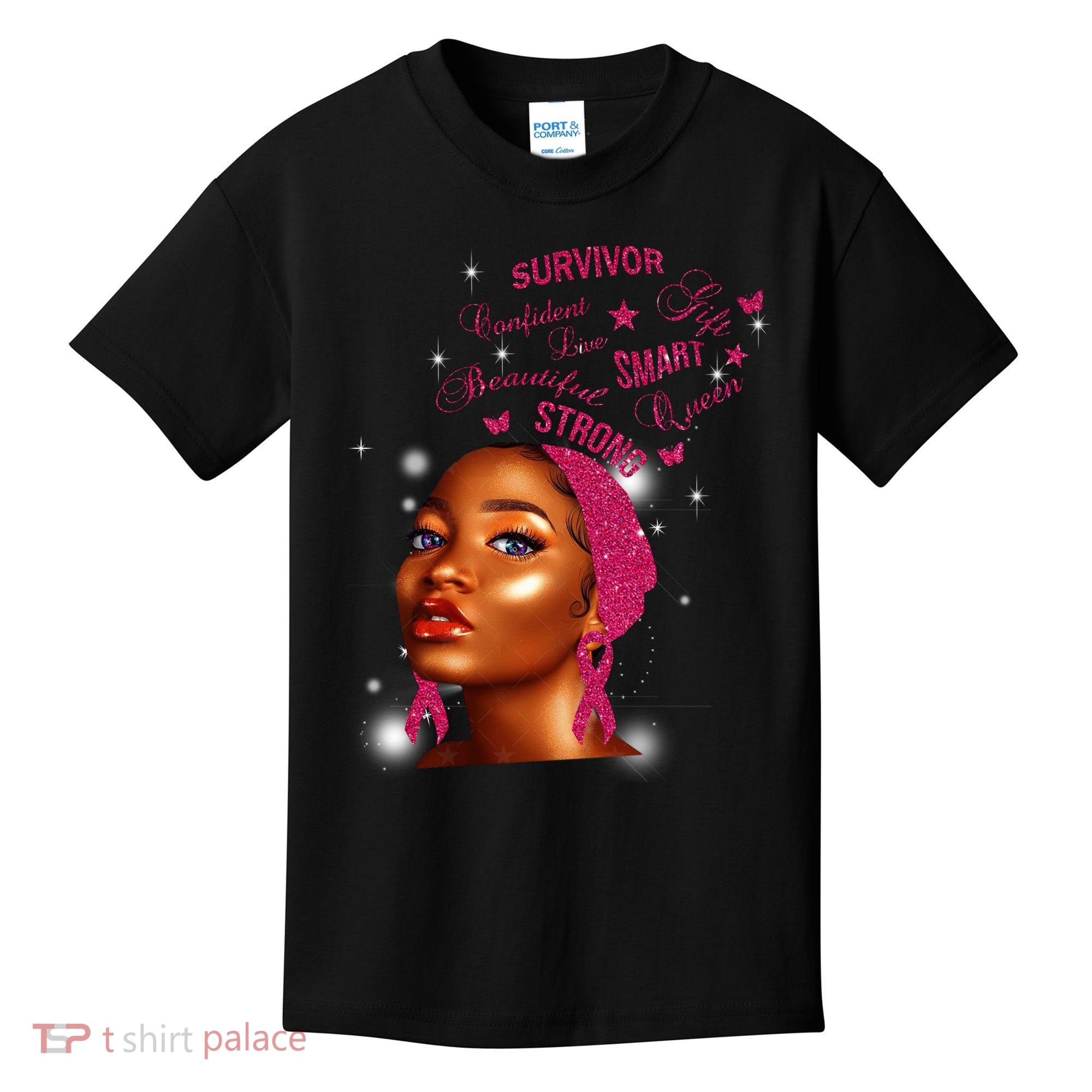 Breast Cancer Survivor Queen Kids T-Shirt