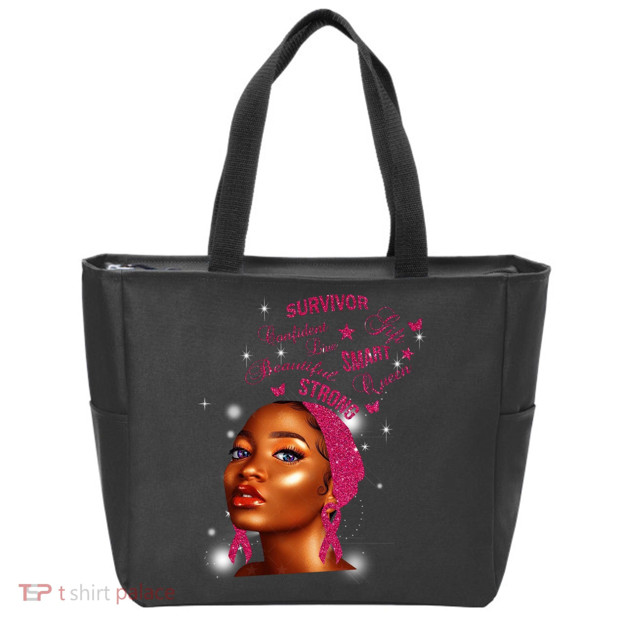 Breast Cancer Survivor Queen Tote Bag