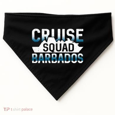 Barbados Cruise Squad Meaningful Gift USA-Made Doggie Bandana