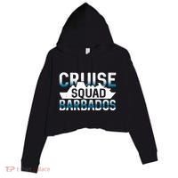 Barbados Cruise Squad Meaningful Gift Crop Fleece Hoodie thumb 0