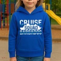 Barbados Cruise Squad Meaningful Gift Kids Hoodie thumb 3
