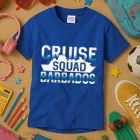 Barbados Cruise Squad Meaningful Gift Kids T-Shirt thumb 3