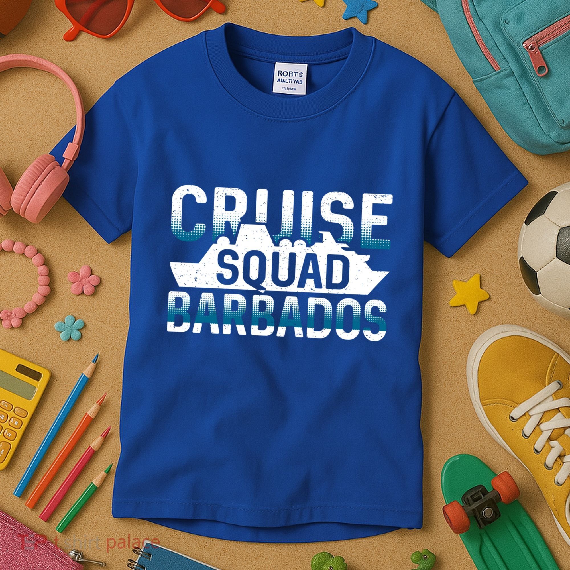 Barbados Cruise Squad Meaningful Gift Kids T-Shirt