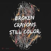 Broken Crayons Still Color Ornament thumb 1