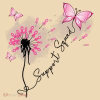 Breast Cancer Support Squad Pink Ribbon Warrior Tote Bag thumb 4