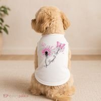 Breast Cancer Support Squad Pink Ribbon Warrior Doggie Tank thumb 2