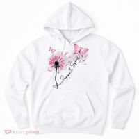 Breast Cancer Support Squad Pink Ribbon Warrior Hoodie thumb 0