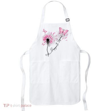Breast Cancer Support Squad Pink Ribbon Warrior Apron