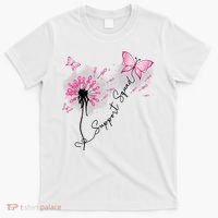 Breast Cancer Support Squad Pink Ribbon Warrior T-Shirt thumb 0