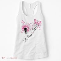 Breast Cancer Support Squad Pink Ribbon Warrior Women's Tank Top thumb 0