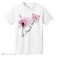 Breast Cancer Support Squad Pink Ribbon Warrior Kids T-Shirt thumb 0