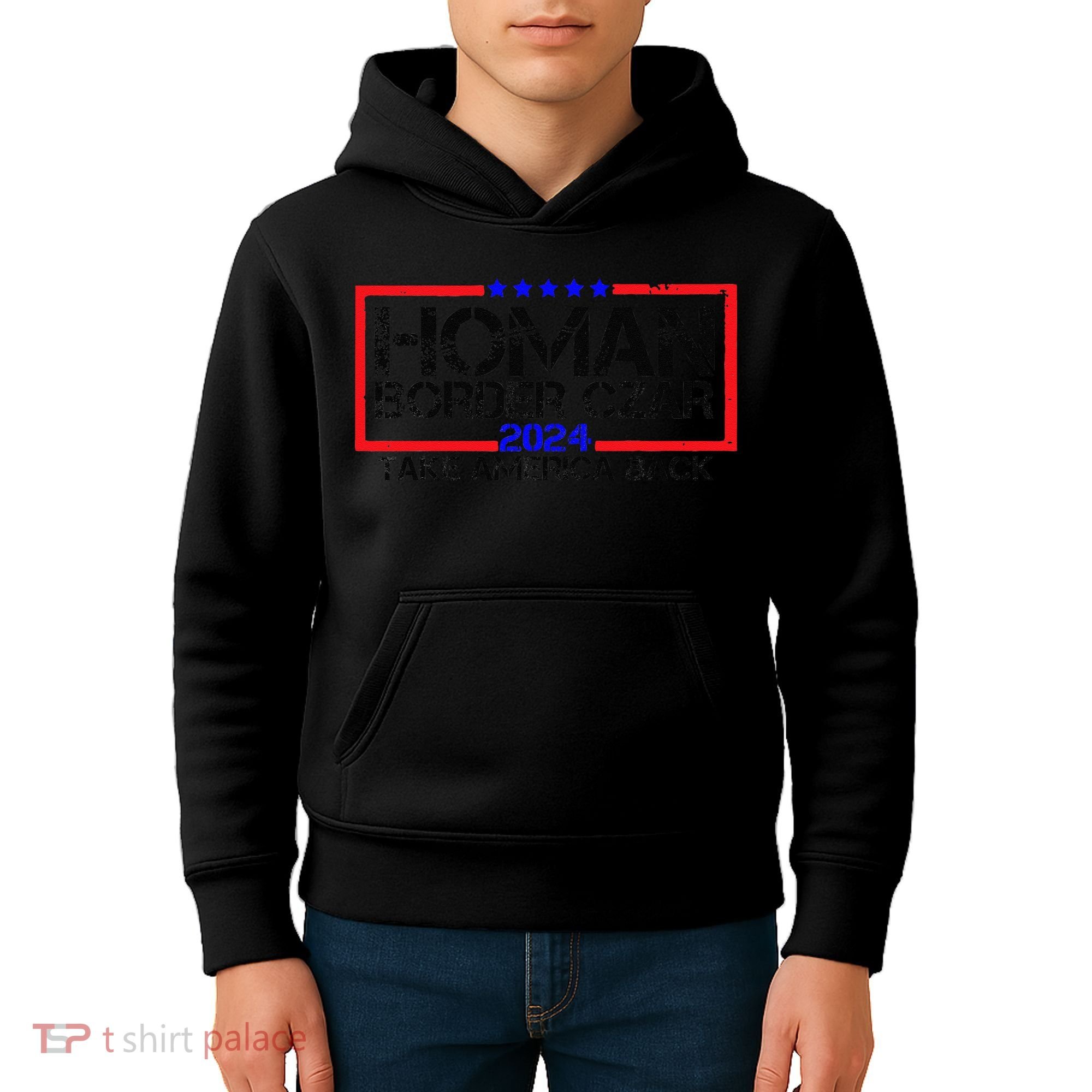 Border Czar Tom Homan Trump 47th President Elect Kids Hoodie
