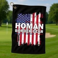 Border Czar Tom Homan Trump President Elect Maga Golf Towel thumb 1