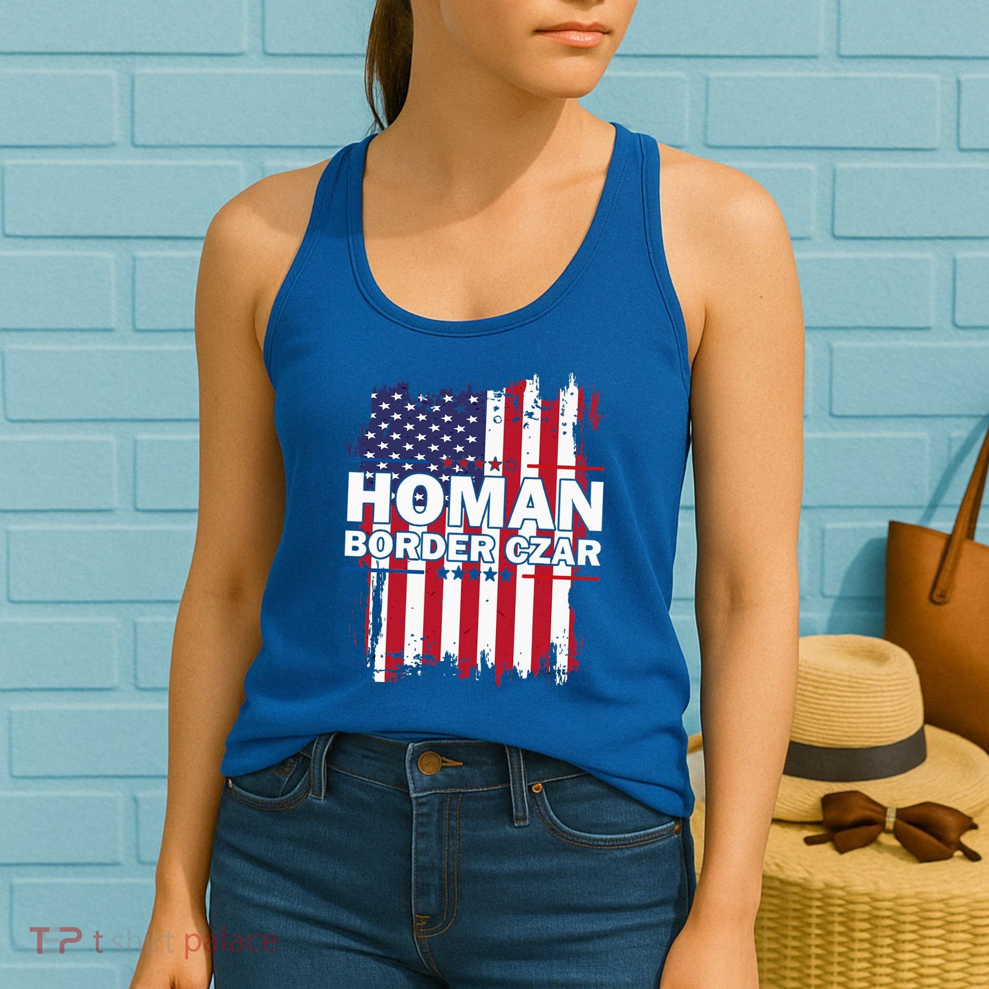 Border Czar Tom Homan Trump President Elect Maga Women's Tank Top