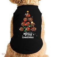 Basketball Christmas Tree Xmas Gift For Basketball Players Gift Doggie Tank thumb 0