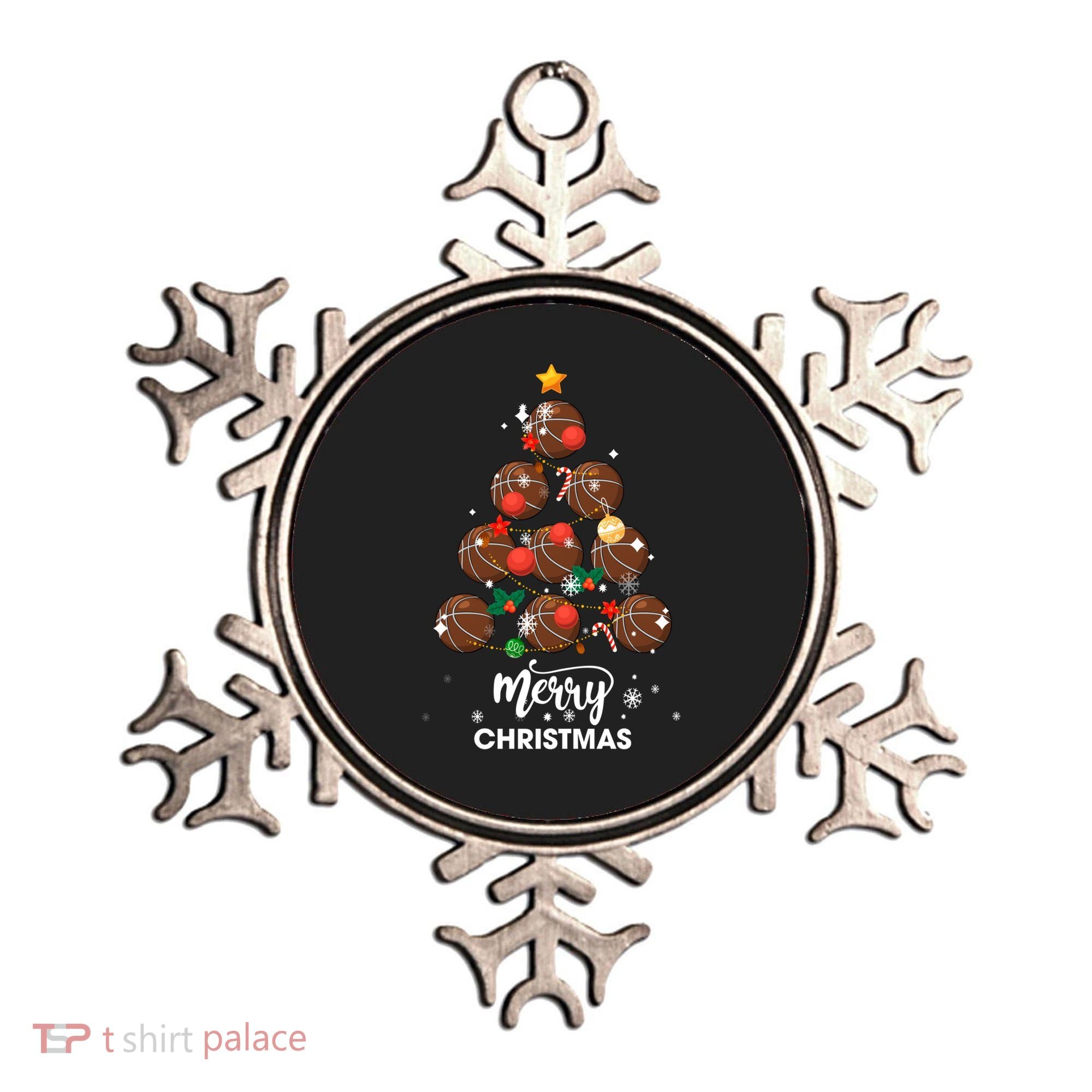 Basketball Christmas Tree Xmas Gift For Basketball Players Gift Ornament