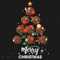Basketball Christmas Tree Xmas Gift For Basketball Players Gift Ornament thumb 1