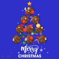 Basketball Christmas Tree Xmas Gift For Basketball Players Gift Women's Tank Top thumb 5