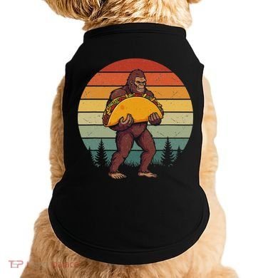 Bigfoot Carrying Taco Funny Cinco De Mayo Sasquatch Doggie Tank