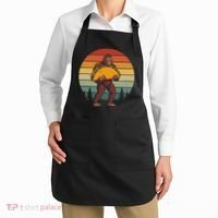 Bigfoot Carrying Taco Funny Cinco De Mayo Sasquatch Apron thumb 2