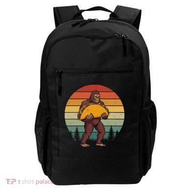 Bigfoot Carrying Taco Funny Cinco De Mayo Sasquatch Backpack