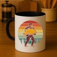 Bigfoot Carrying Taco Funny Cinco De Mayo Sasquatch Coffee Mug thumb 4